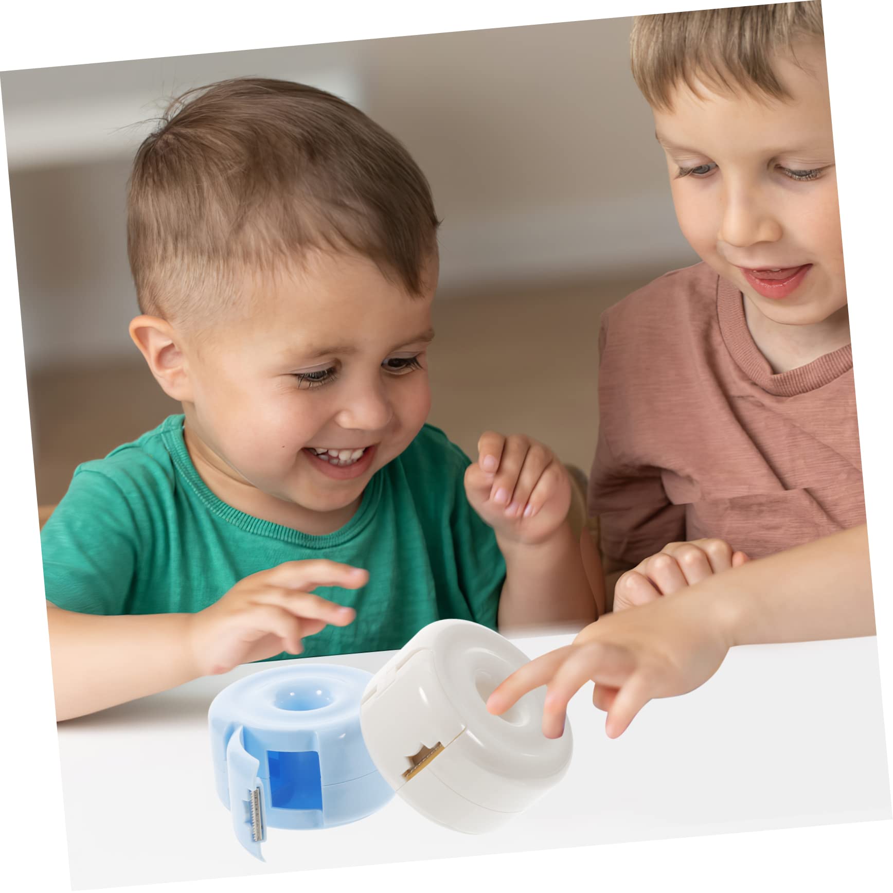 4 Pz Porta Nastro Distributore Di Nastro Portatile Nastro Da Scrivania Simpatico Dispenser Per Nastro Adesivo Porta Nastro Adesivo Mini Forniture Per Ufficio Abs