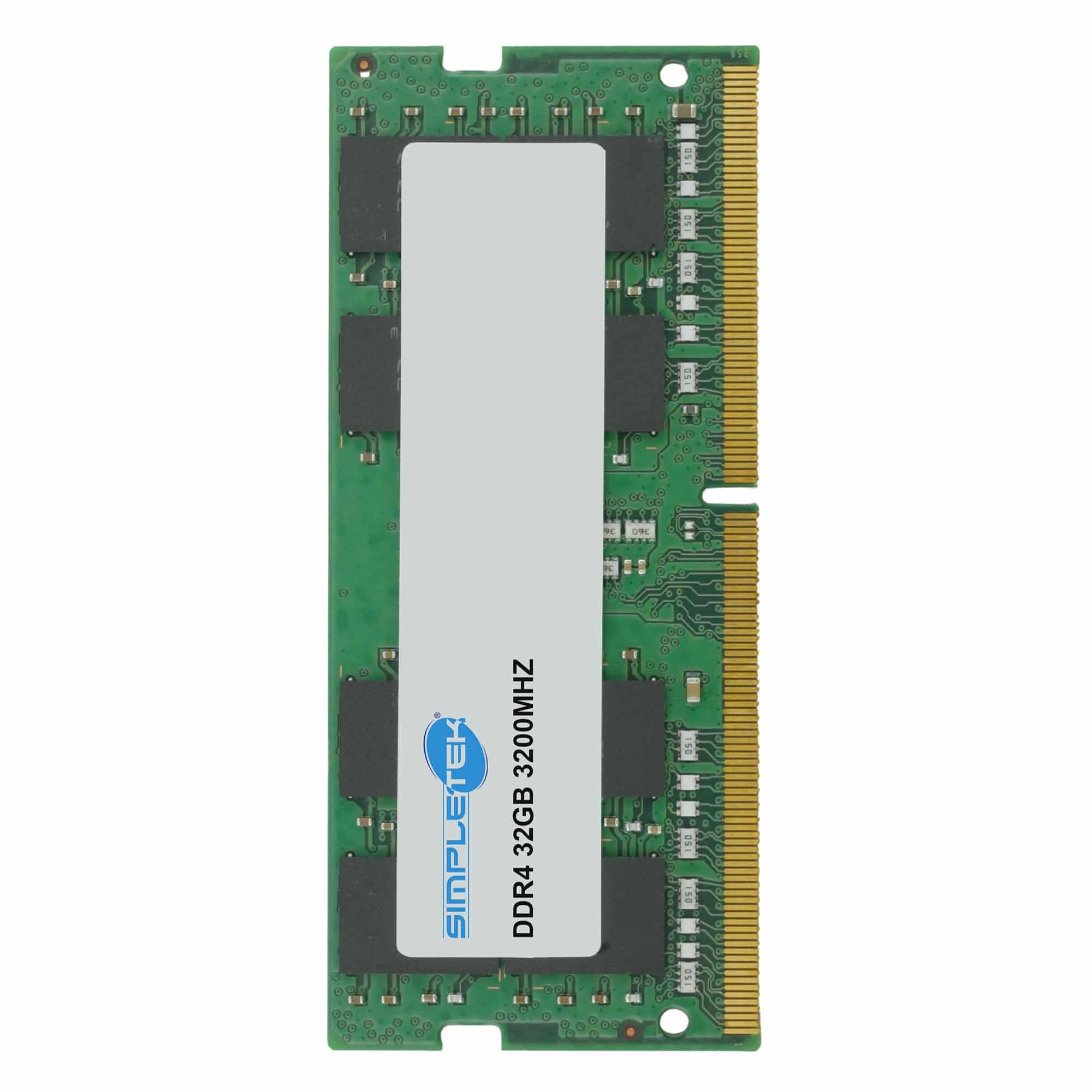 SIMPLETEK - Pamięć RAM 32 GB DDR4 SO-DIMM 3200 MHz 260 pin 1,2 V | moduł Banco Non-ECC | do notebooków (odnowiony)