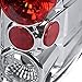 Spec-D Tuning Chrome Housing Clear Lens Tail Lights Compatible with 2003-2006 Ford Expedition, Left + Right Pair Assembly