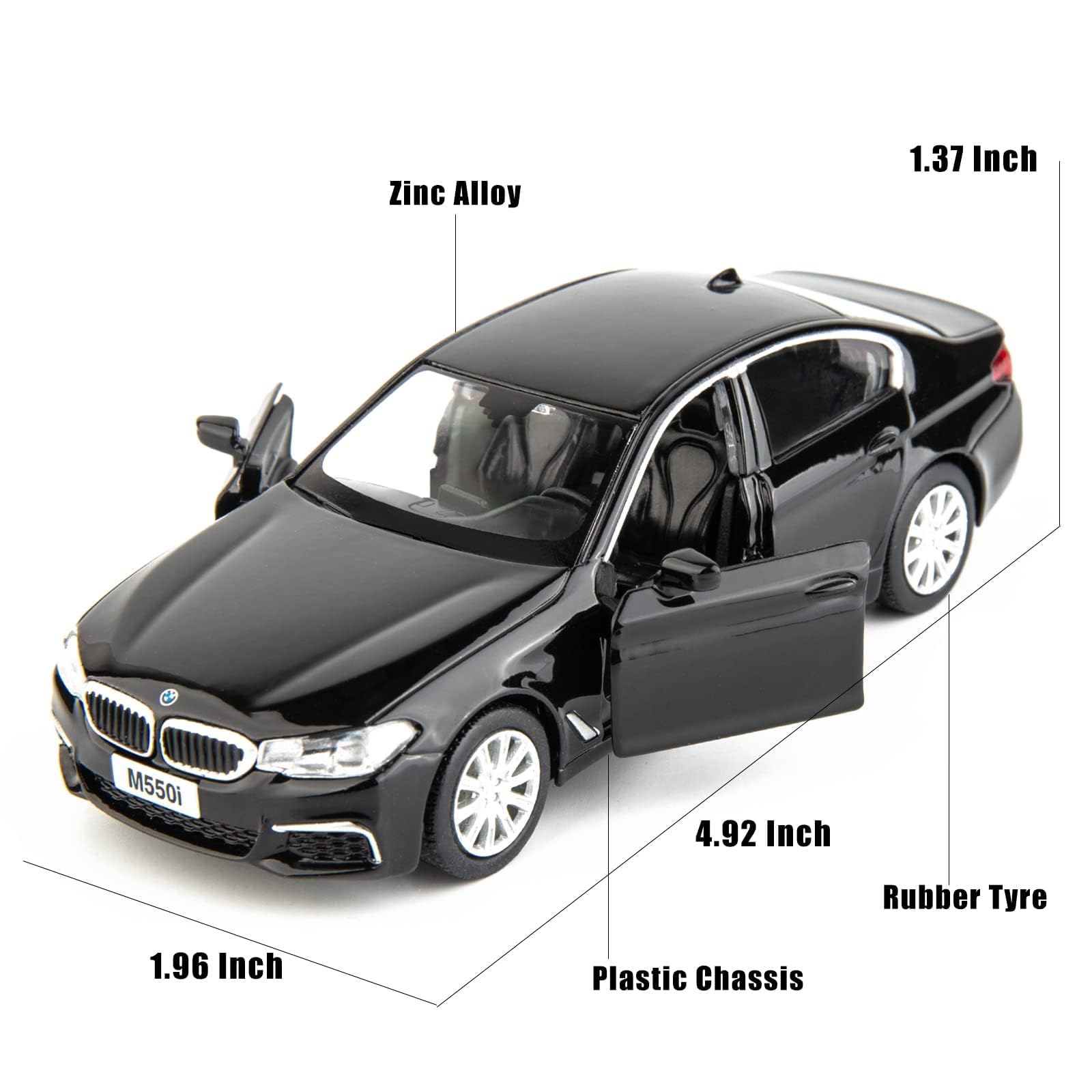 Amazon.com: RMZ City BMW M550i Car Model 1:36 Diecasting Alloy Toy