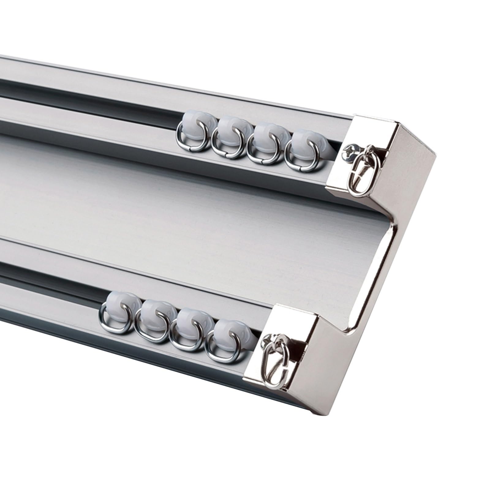 Heavy Duty Double Ceiling Curtain Track, Aluminium Curtain Rail System