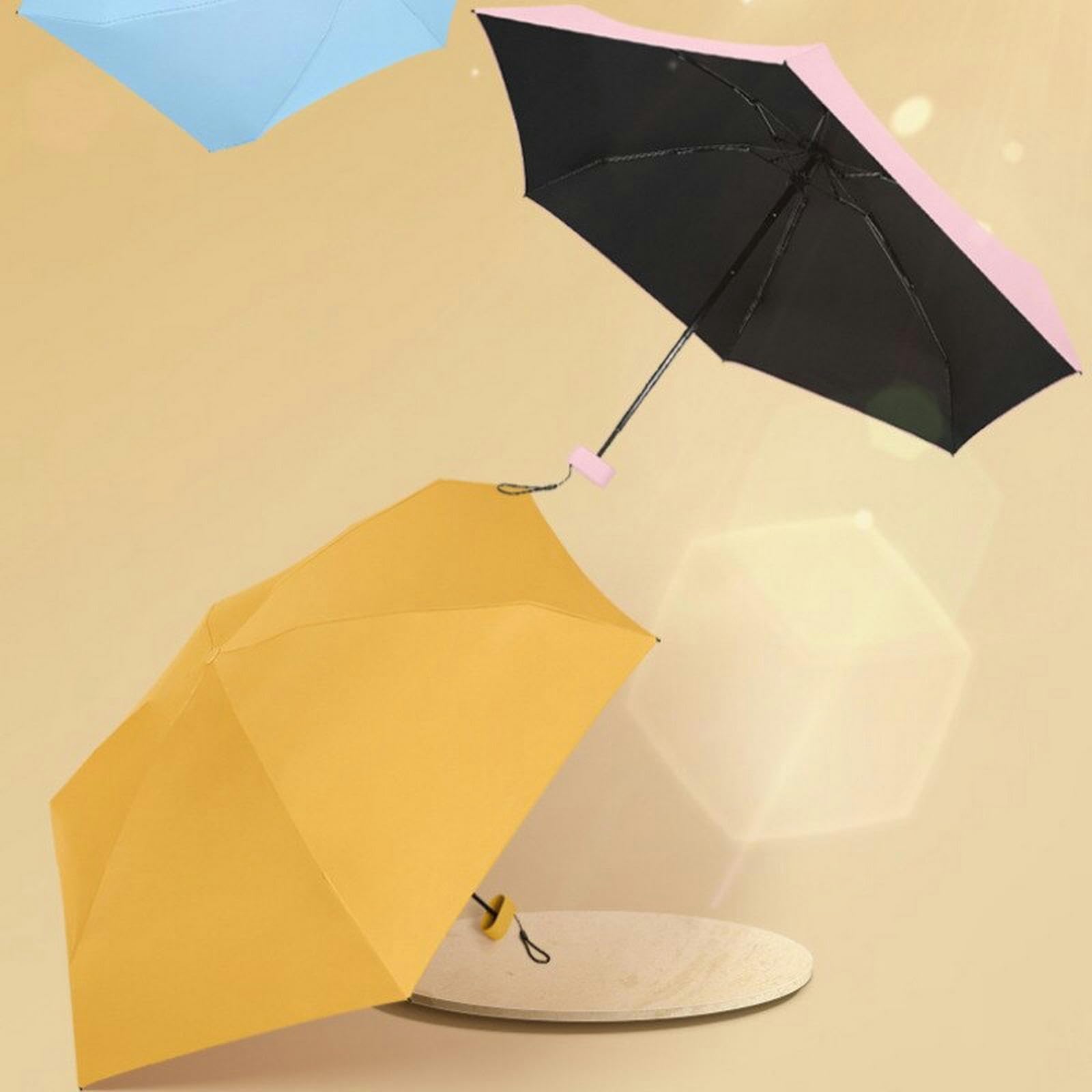 TEidea Parasol mini kieszonkowy parasol przeciwsłoneczny, ultralekki składany parasol dla kobiet, do podróży i codziennego użytku