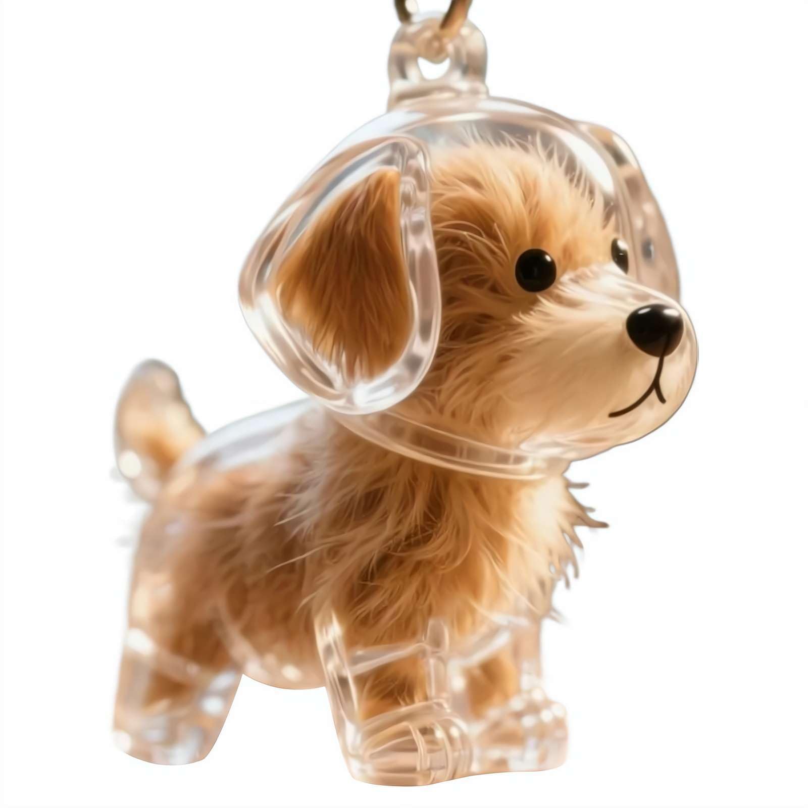 2-Pack Dog and Cat Hair Collector Keychains – Pet Fur Memorial Storage Bottle Charms – Keepsake Hair Holder for Pet Lovers – Unique Gift for Collecting Dog & Cat Fur Remembrance
