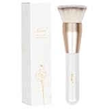 Matto Foundation Brush for Liquid Cream Makeup, Flat Top Cosmetic Brush, Premium Makeup Brush, Tanner Brush, Mineral Powder Buffing, Blending, Stippling Makeup Tools