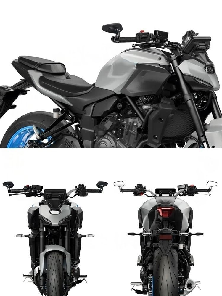 Motocyklowe Lusterka Wsteczne Pasuje Do MT-09 Do MT-07 MT09SP FZ-07 Lusterko Wsteczne Kierownica Koniec Lusterka Boczne Moto Akcesoria Motocyklowa kierownica lusterka