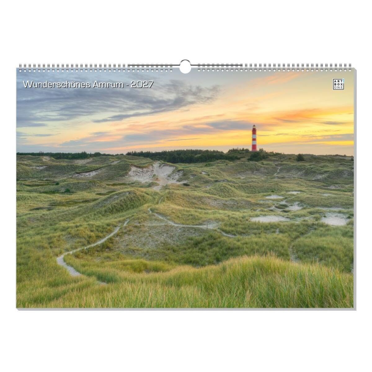 artboxONE Kalender 2027 Wunderschönes Amrum Wandkalender A2 2027 Reise