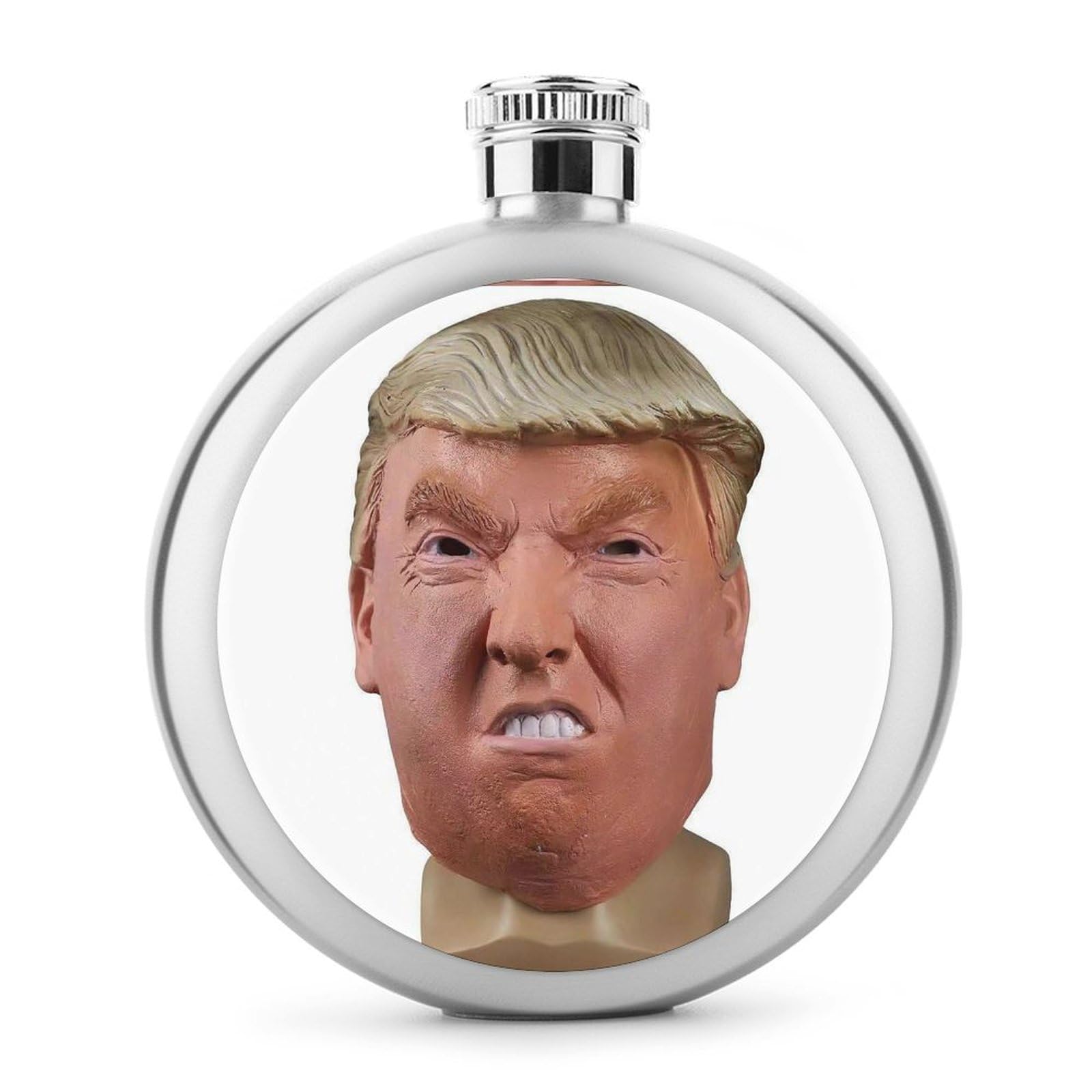 Flasque à whisky portable étanche en acier pour camping et cadeaux