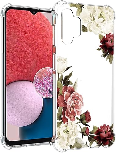 Miniatura 3 de Funda para Galaxy A13 4GA13 LTE 4G (no A13 5G) SM-A135F Funda transparente para niñas y mujeres, TPU suave a prueba de golpes, funda protectora