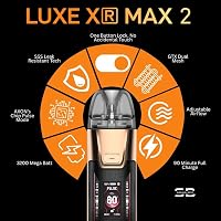 Kit de pornire Vaporesso Luxe XR Max 2 80W Storm Blue, activare prin buton, baterie integrată 3200mAh, cartuș 5ml, rezistență GTX, MTL DTL, fără nicotină 8