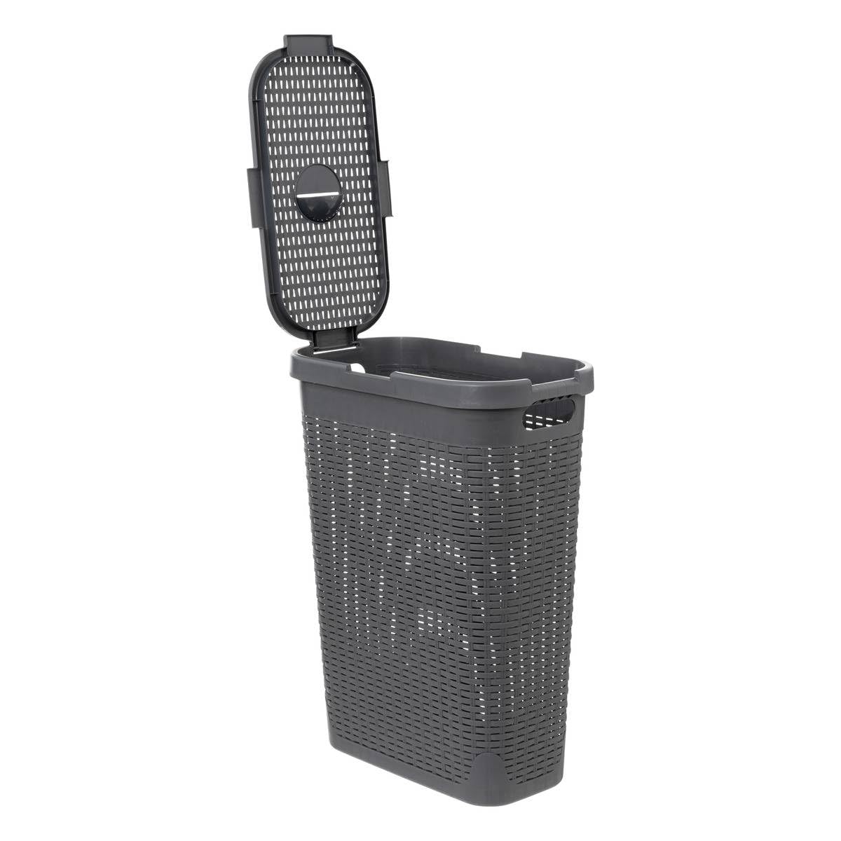 5 five simply smart Corb Slim 40 Liter Beton Rattan