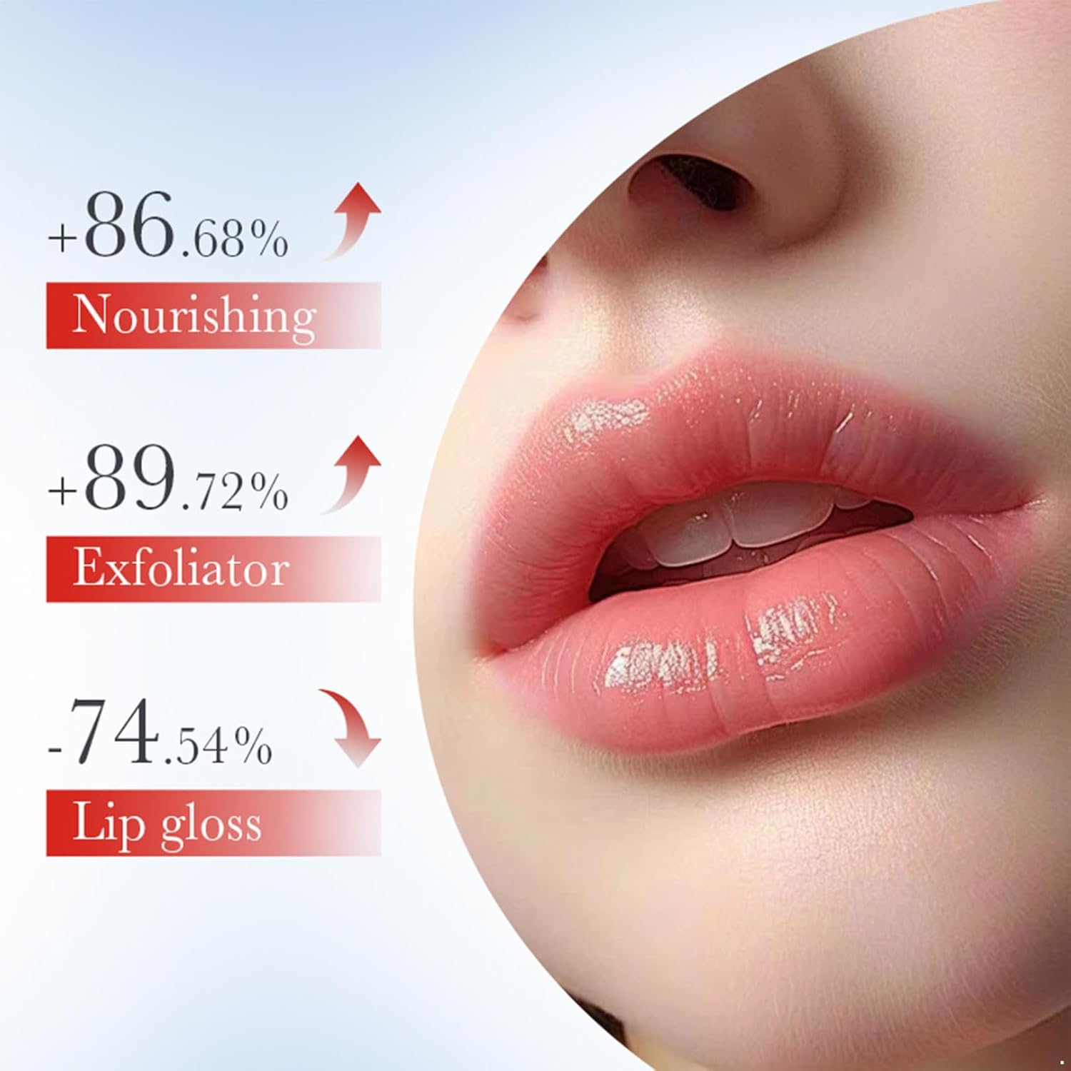 Agoky Fruit Flavor Exfoliating Lip Scrub, 20g – For Soft, Hydrated Lips, Gentle Daily Care Formula Strawberry One Size