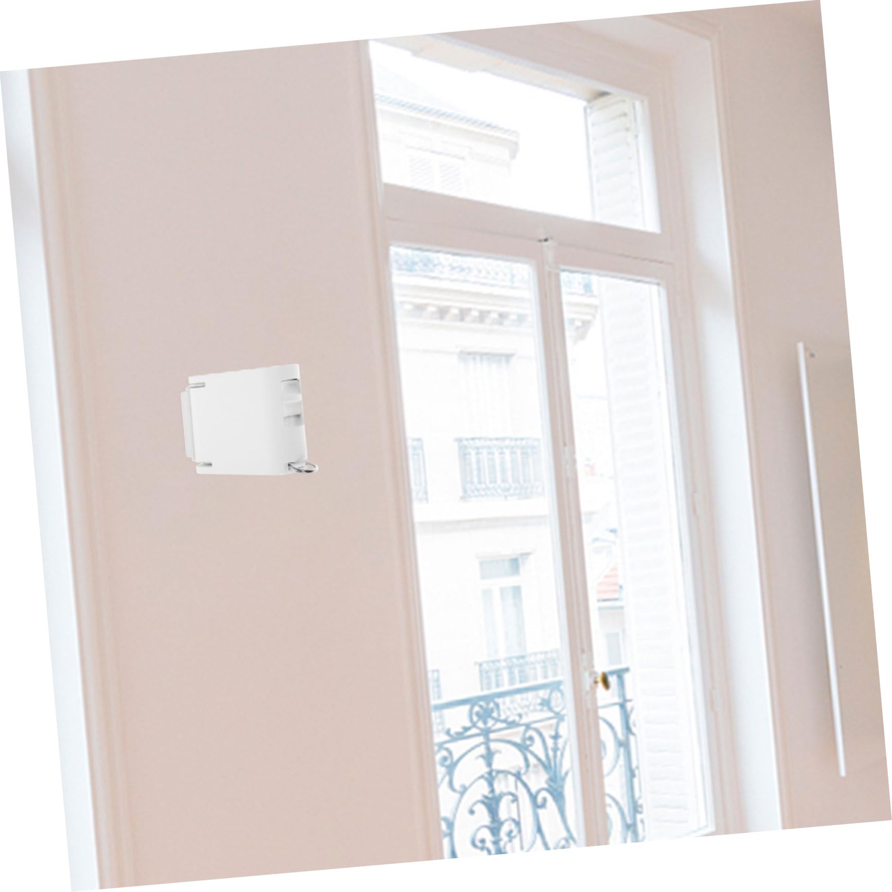 Mipcase Ausziehbare Wäscheleine mit Verstellbarer Länge Robuste Abs und TPU Materialien Einfache Montage ohne Bohren für Zuhause und Indoor Bereich