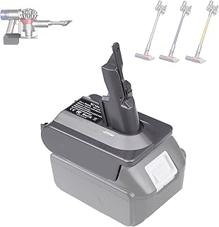 JJXNDO V7 Battery Adapter for Makita 18V Lithium Converter Dyson Replacement, Use Vacuum Cleaners Animal Absolute Fluffy HEPA Cordless Stick(V7 ONLY Not Battery)