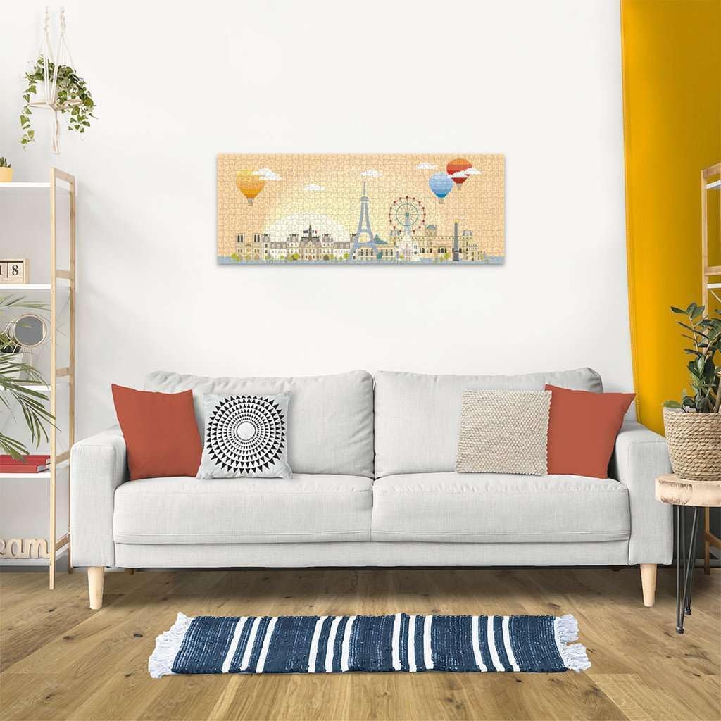 Ravensburger - 1000 Piece Jigsaw Puzzle - A Day in Paris (Panorama) - Adults and Children from 14 Years Old Puzzle - 17393