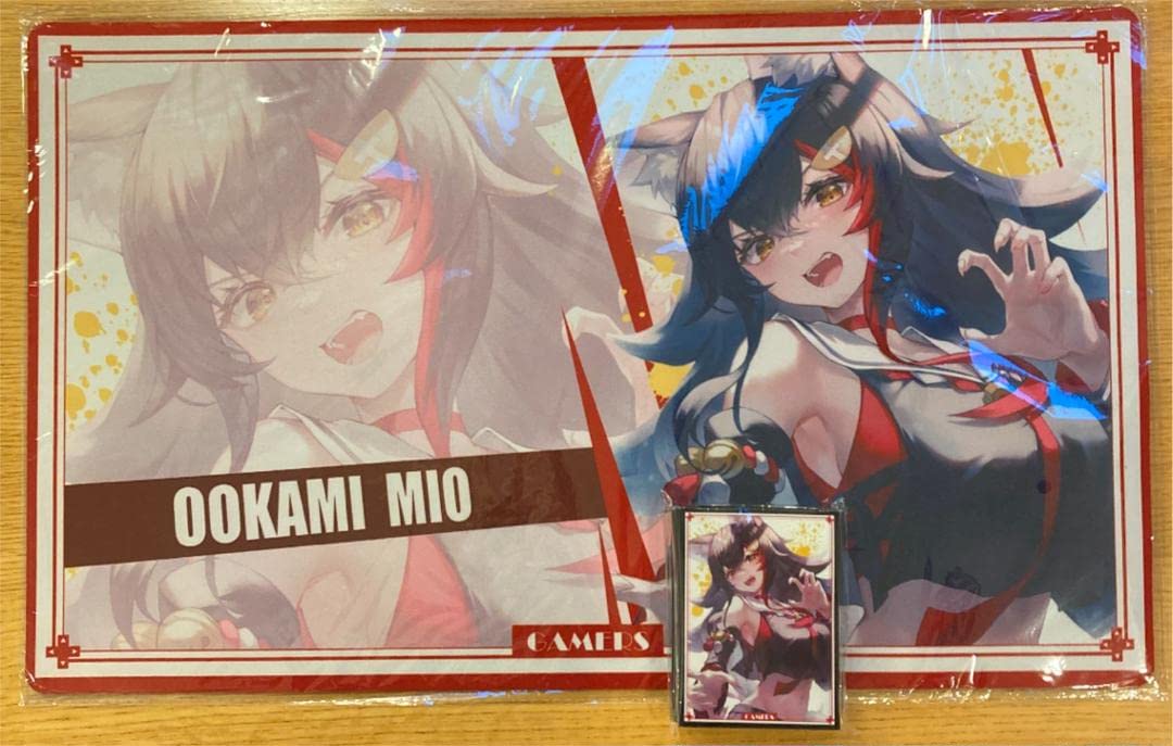 Amazon | 大神ミオ ホロライブ カードスリーブ プレイマット ラバー
