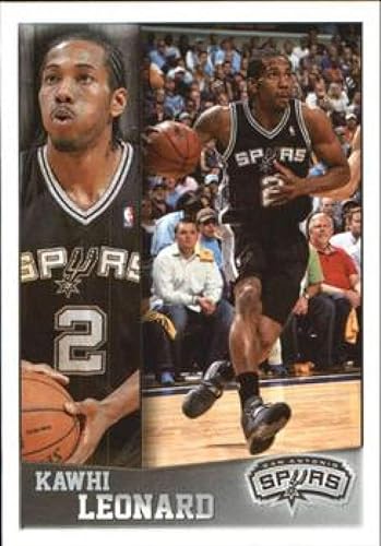 2013-14 Panini NBA Stickers #198 Kawhi Leonard San Antonio Spurs Official Basketball Sticker (small paper thin 2 in by 2.5 in)
