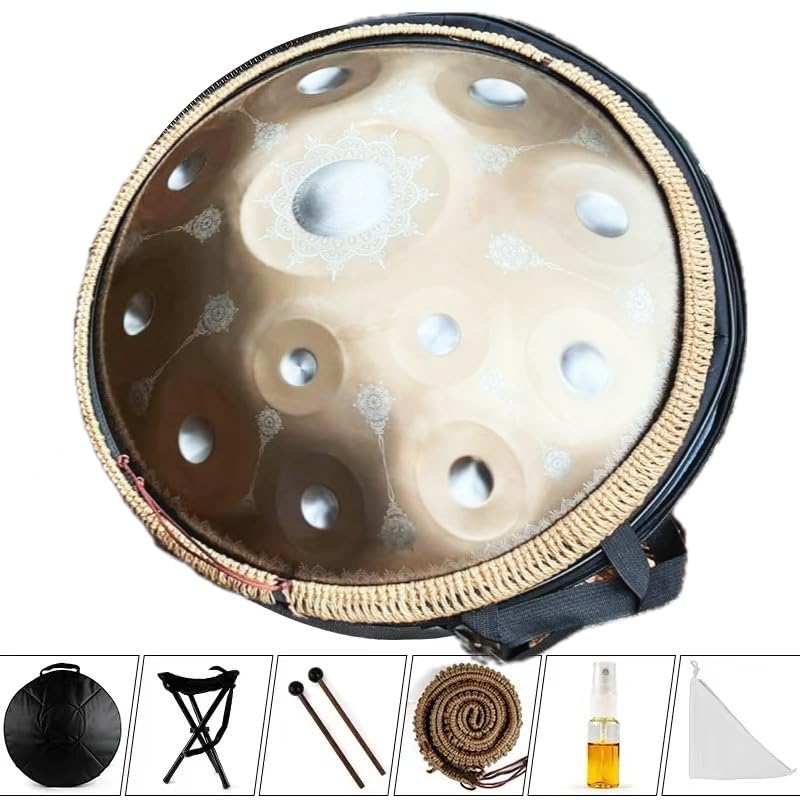 Amazon | 弥音閣12音ハンドパン - 432Hz D調、心を癒す音楽体験 ハンド