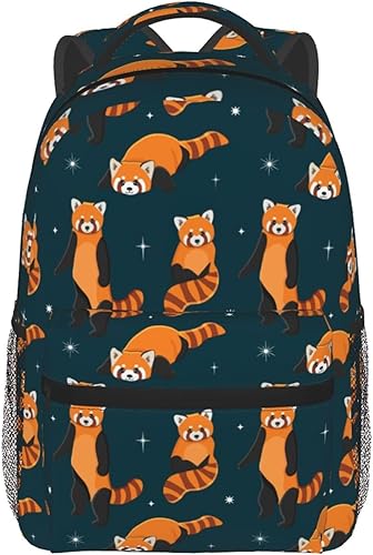 Rockets Foxes And Cats Mochila para la escuela universitaria Bolsa grande para computadora portátil, bolsas de hombro, bolsa de libros para