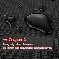 Vista 5 de Funda para parrilla, 40 pulgadas, resistente al agua, resistente a los rayos UV, para parrilla al aire libre, apta para Nexgrill Brinkmann Weber