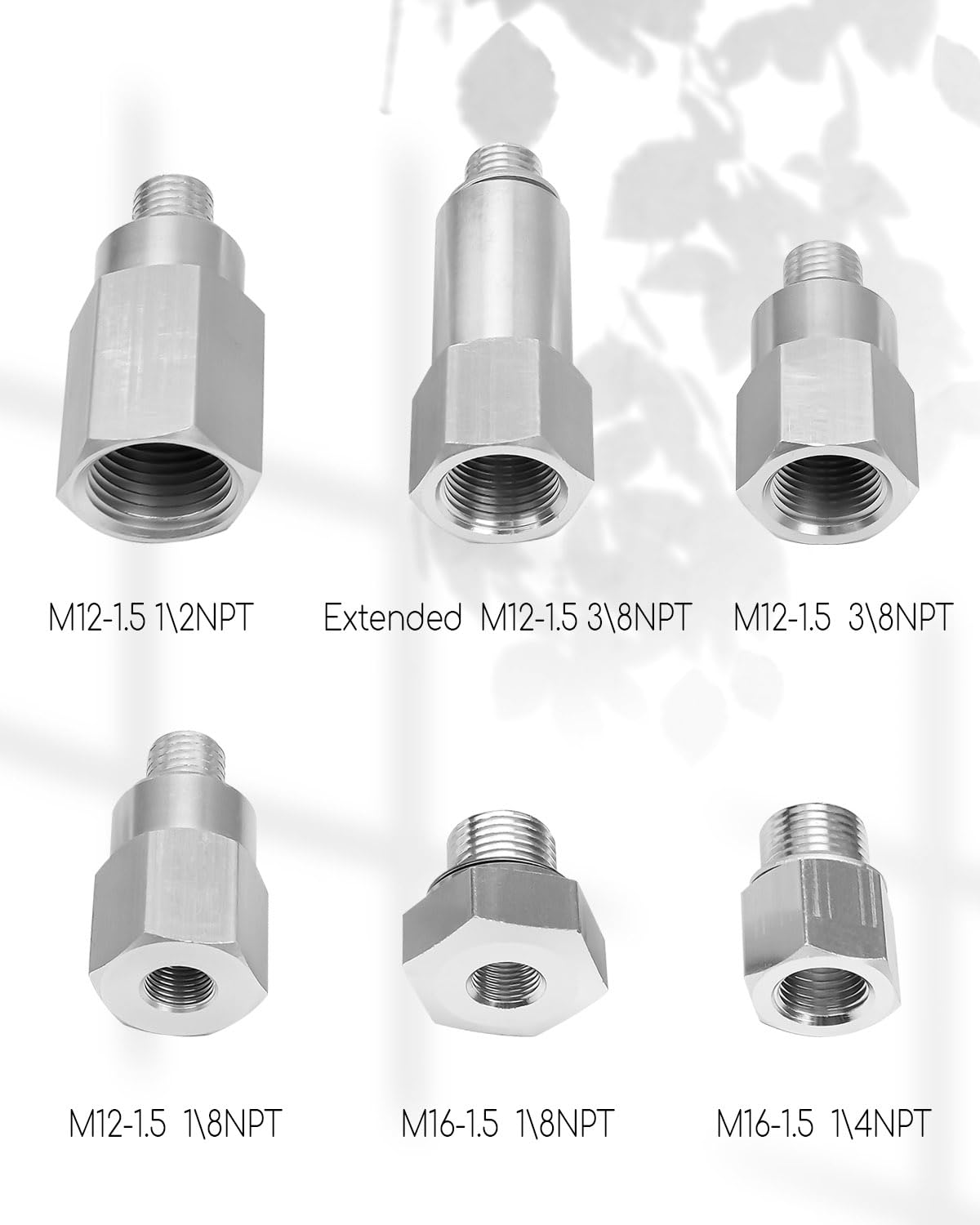 LT M28 To 3/8" NPT Coolant Temperature Sensor Adapter Fitting LT1 - Foto 6