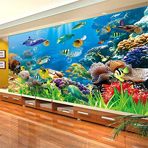 Railonch Large 5D Diamond Painting Kits, Wonderful Ocean World, Full Drill Diy Crystal Embroidery Cross Stitch Arts Craft For Home Wall Decor (120 X 60 Cm) #TOP2