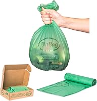 Vista 8 de BioBag Contenedor de compostaje de cocina para encimera y 25 bolsas compostables certificadas de 3 galones, aprobadas por BPI y ASTM D6400