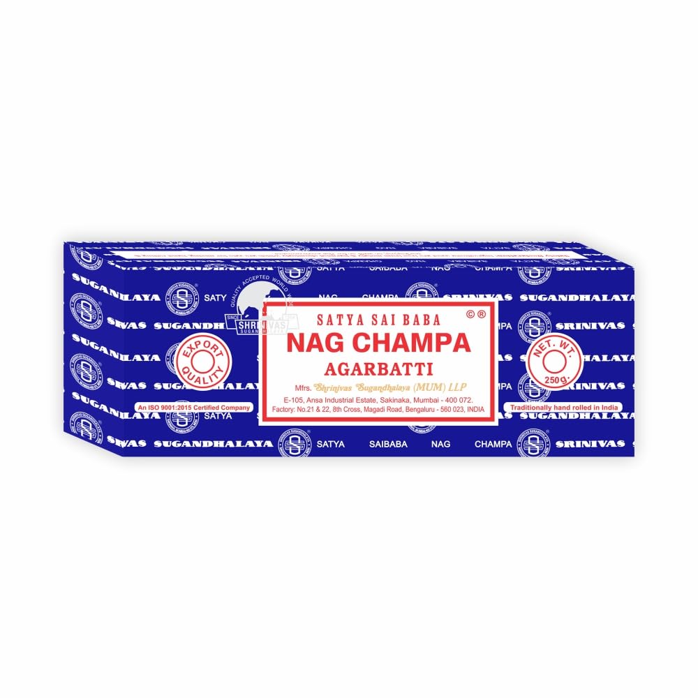 Sai Baba Nag Champa Incense Sticks 250g (Worlds Largest Exported Incense)