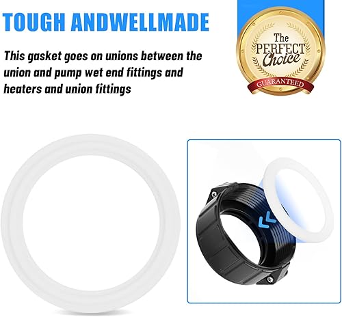 Miniatura 3 de Junta de calentador de bañera de hidromasaje de spa de 2 pulgadas, repuesto para junta tórica Oring Balboa Gecko 711-4030B, paquete de 6