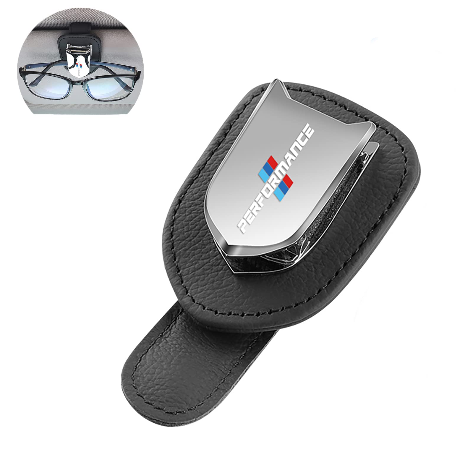 Sunglass Holder for car, Sunglass Holder for Car Visor Clip,Car Sunglass Holder for Car Accessories (1 Pcs Black)