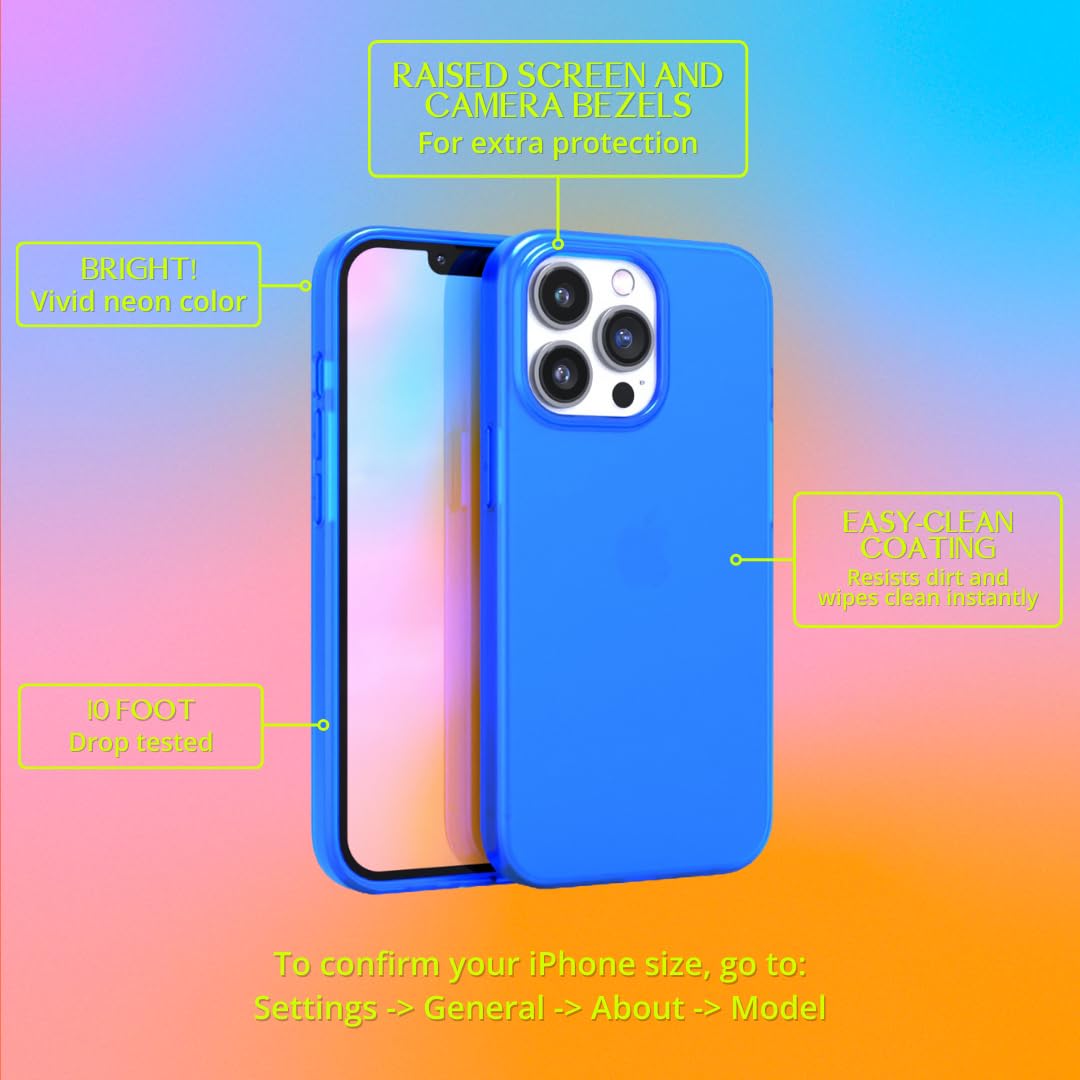 Jaholan Cover IPhone 14 Pro Con Fiori - Custodia In Silicone TPU Morbida, Ultra Sottile 1,5 Mm, Protezione Fotocamera, Colore Blu/Viola, Leggera E Flessibile - 2