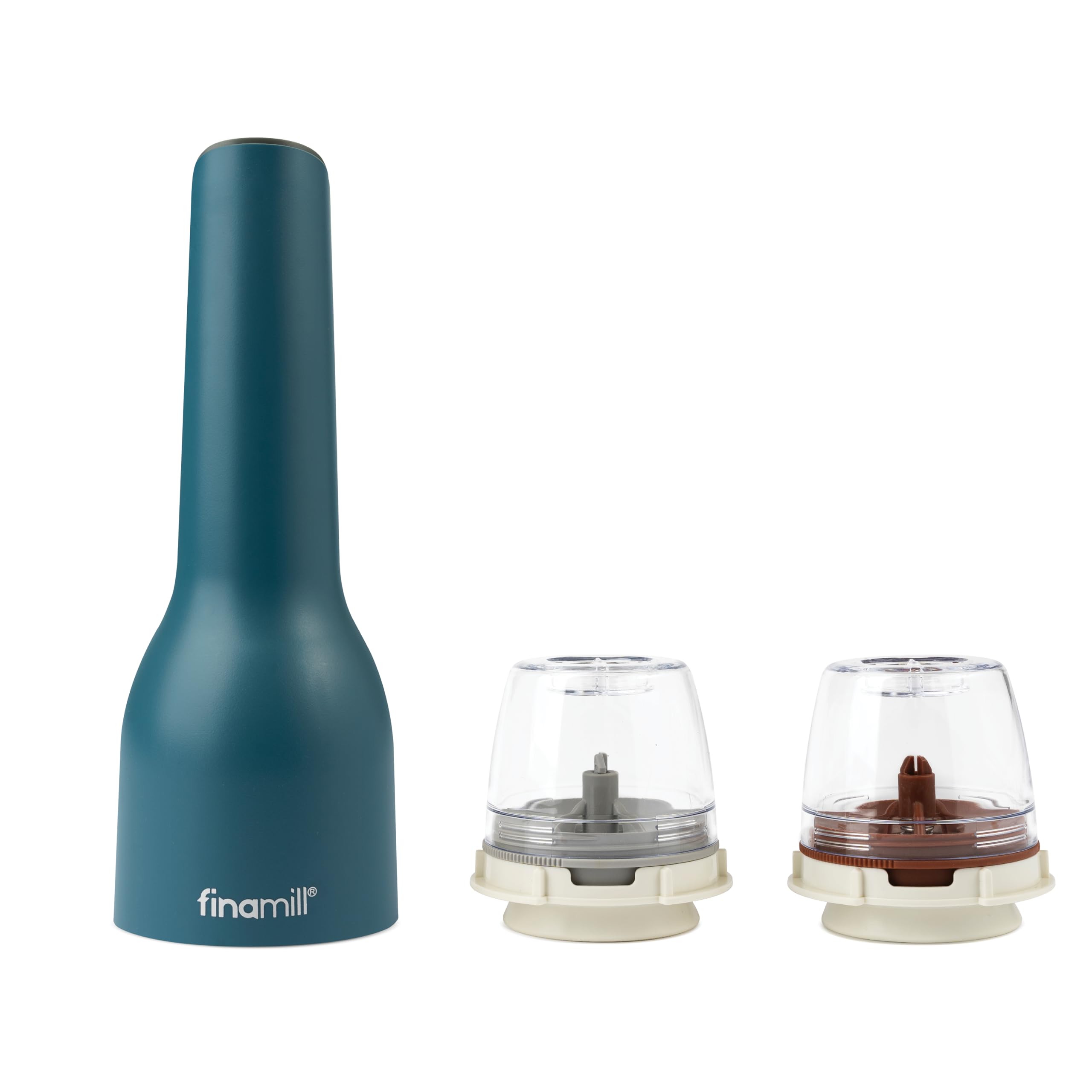 FinaMill GP813437-111OCB USB-Gewürzmühlen-Set, Kunststoff, Ozeanblau