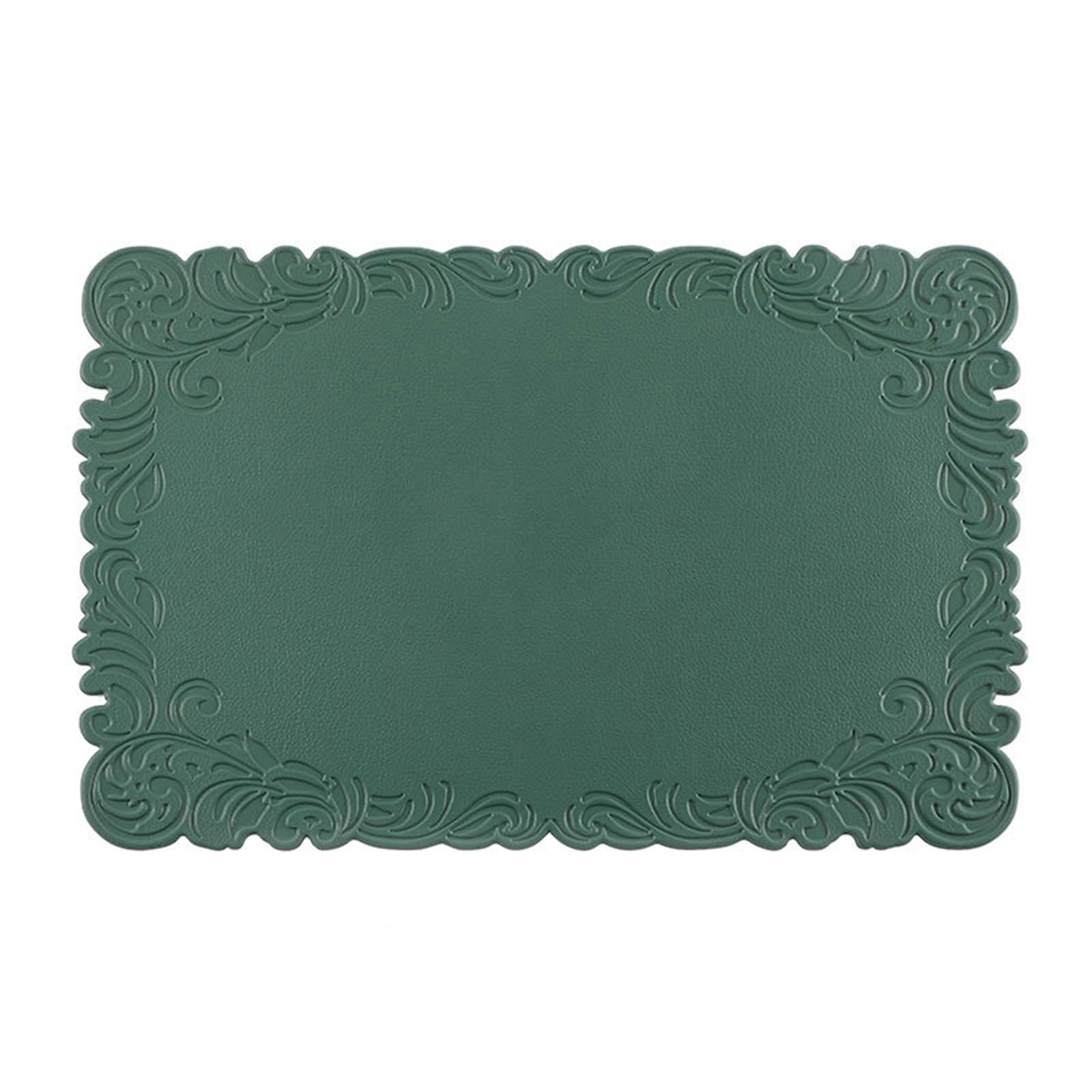 Set de table en PVC imperméable Beydodo lavable d'un coup d'éponge pour repas