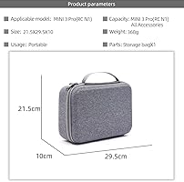 STARTRC Mini 3 Pro Housse De Transport, Sac De Voyage Portable Pour DJI Mini 3 Drone Accessoires Mini 3 Pro Fiche Technique Et Prix Au Maroc