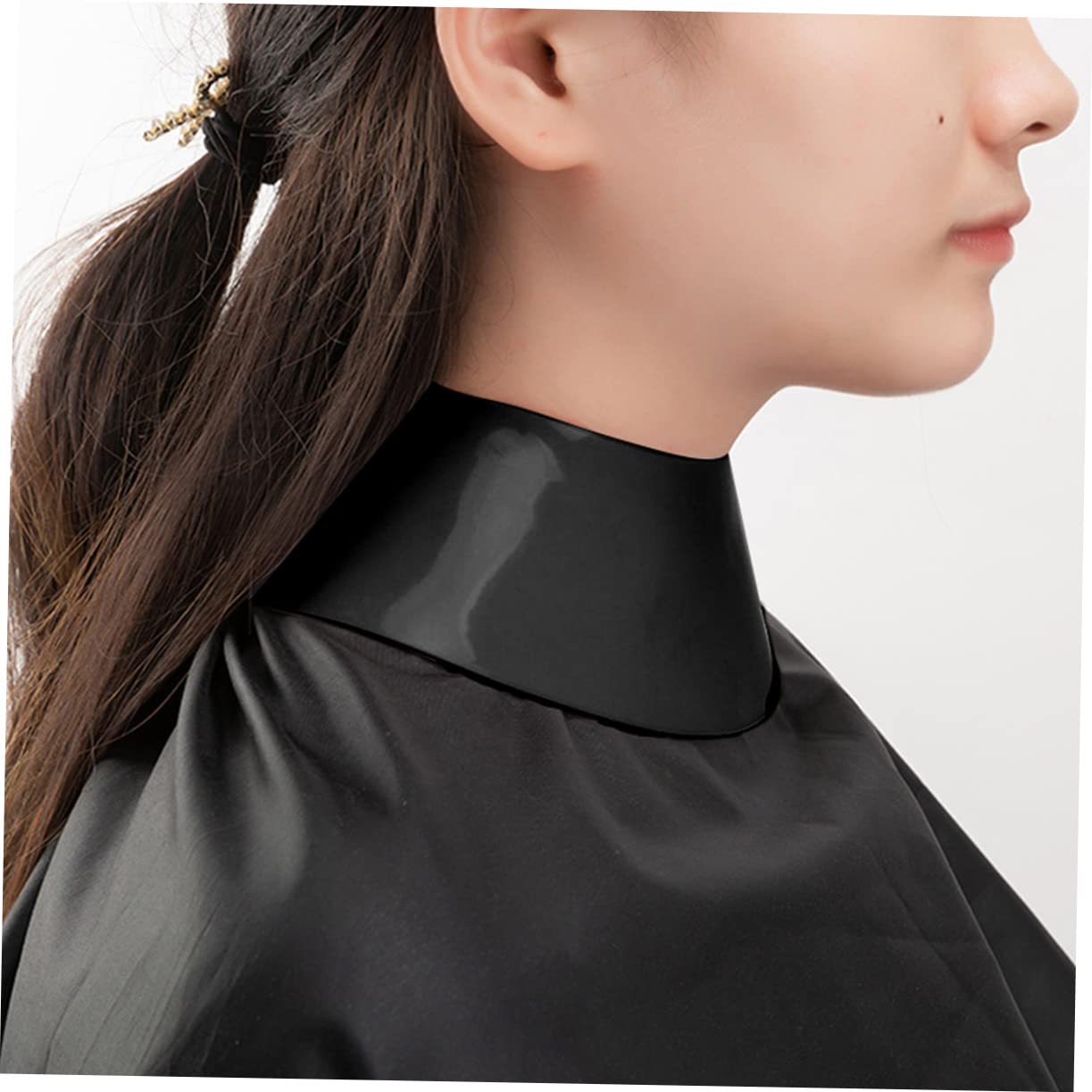 Beaupretty 4pcs Silicone Hair Cutting Collar Non-stick Neck Guard for Hair Salon and Home Use for Haircuts Dyeing and Washing Easy to Clean and Practical