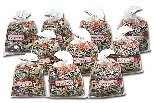 Amazon.co.jp: 黒ゴマ黒糖きな粉 240g (20g×12袋入り) 10個セット
