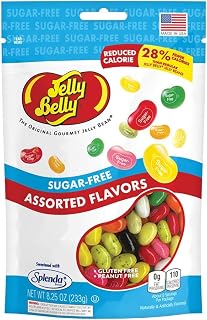 Jelly Belly Sugar Free - 8.25 oz bag - 10 Count Case - Official, Genuine, Straight from the Source