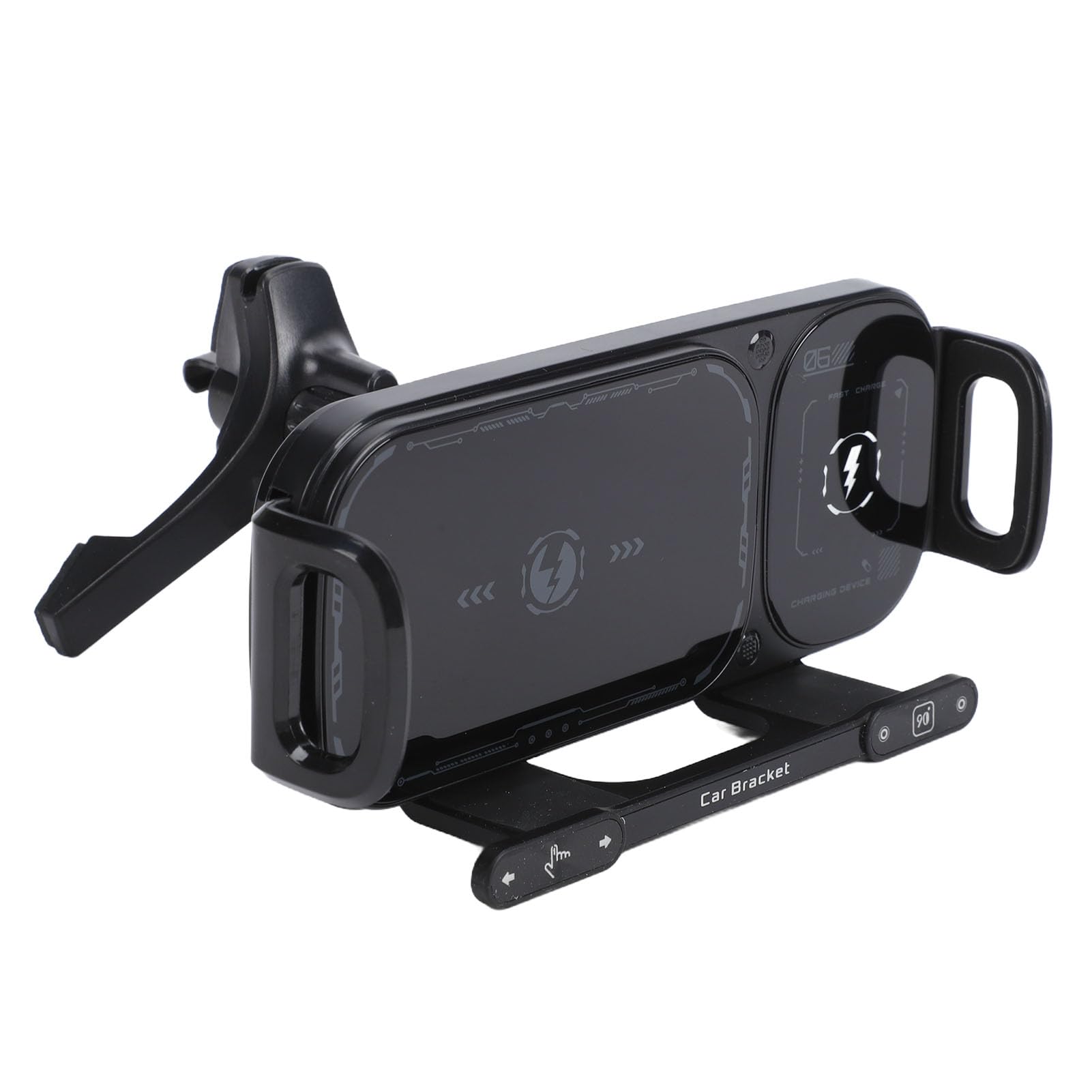 Caricatore Wireless per Auto, Supporto per Telefono con Presa D'Aria, Ricarica Rapida da 15 W con Sensore Intelligente e Rotazione di 90°, per Smartphone Z Fold e Dispositivi