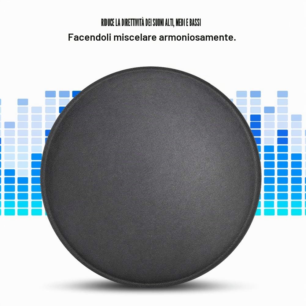 5 PZ Tappo Antipolvere per Altoparlanti Mini 110MM Cupola di Carta Subwoofer Horn con Protezione per Altoparlante da Palco KTV Grande