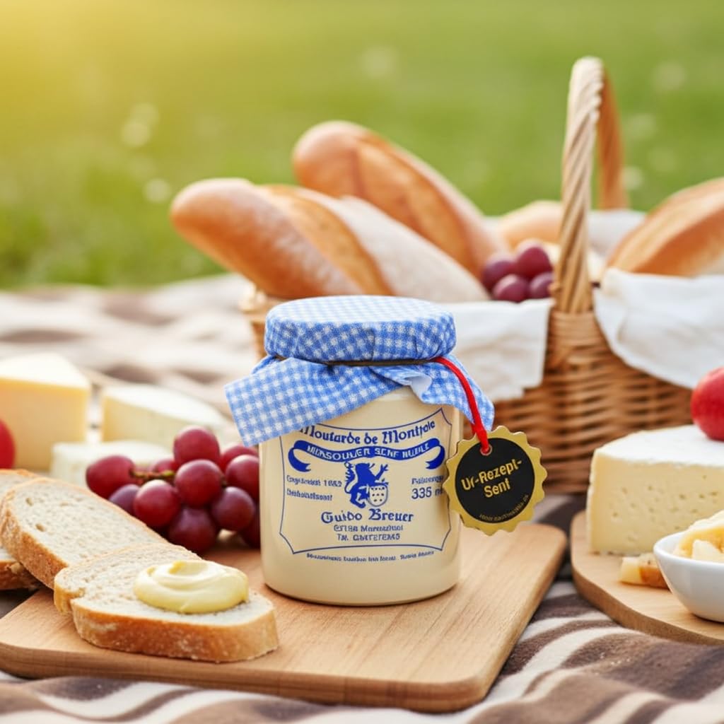 Ur Rezept - Historische Senfmühle Monschau - Moutarde de Montjoie - 335 ml im Steintopf