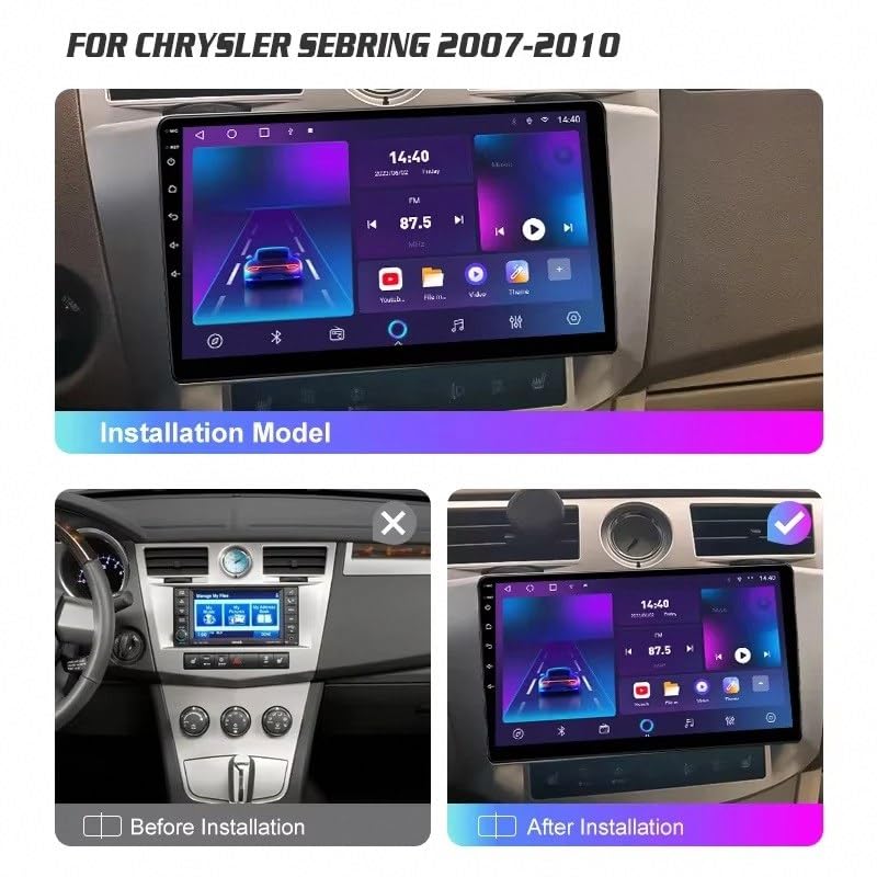 Actualizar radio de Citroen C5 con Android Auto inalámbrico y cámara 2
