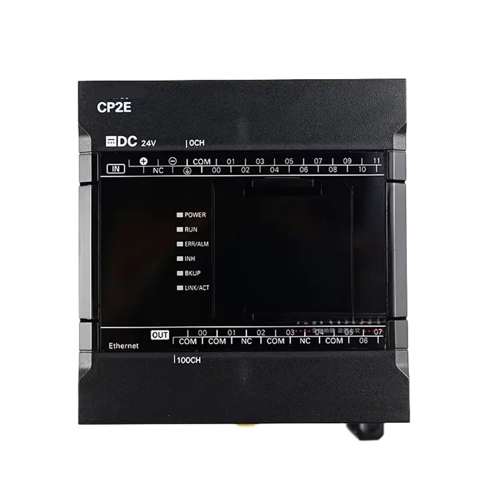 Contrôleur programmable CP2E-N40DR-A à double port Ethernet pour communication machine fluide