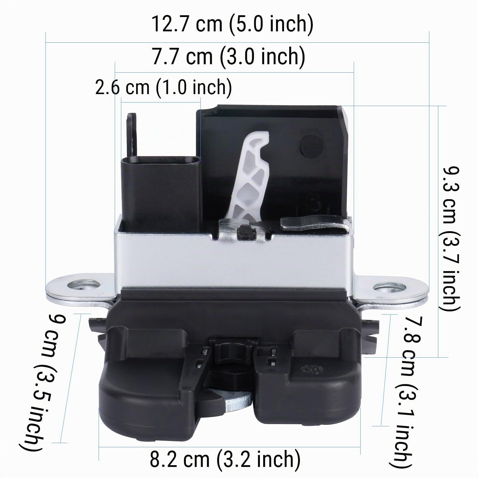 5G6827505 Serratura del Bagagliaio Portellone, Attuatore de Interruttore de Attuatore del Bagagli Posteriore Compatibile con VW Tiguan 2007-2016 e Golf 7 2012-2019