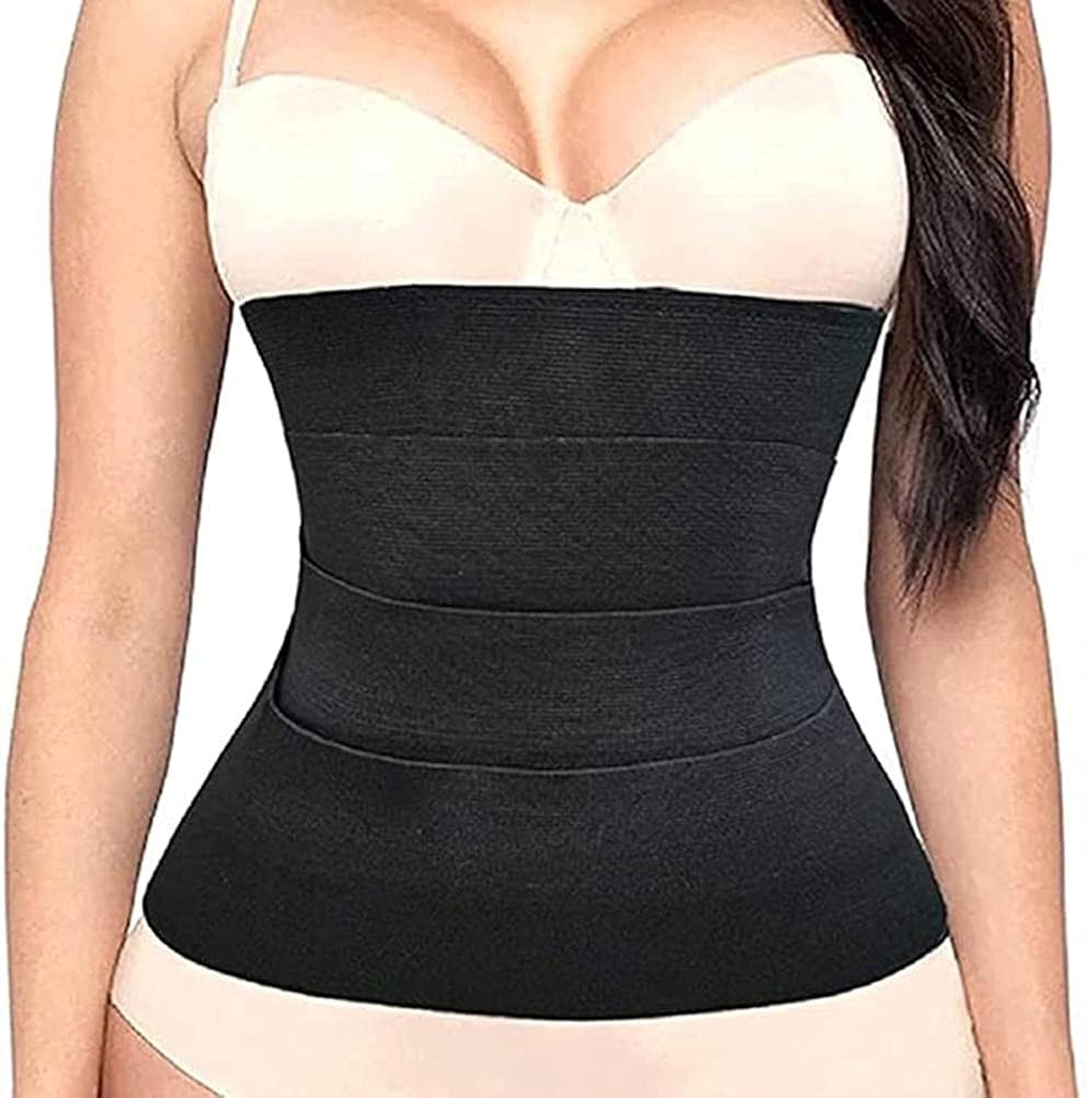 Waist Trainer For Women, Lower Belly Fat Plus Size Adjustable Tummy Wraps Sweet Sweat Band Belt Wrap Trimmer Waist Training : Sports & Outdoors