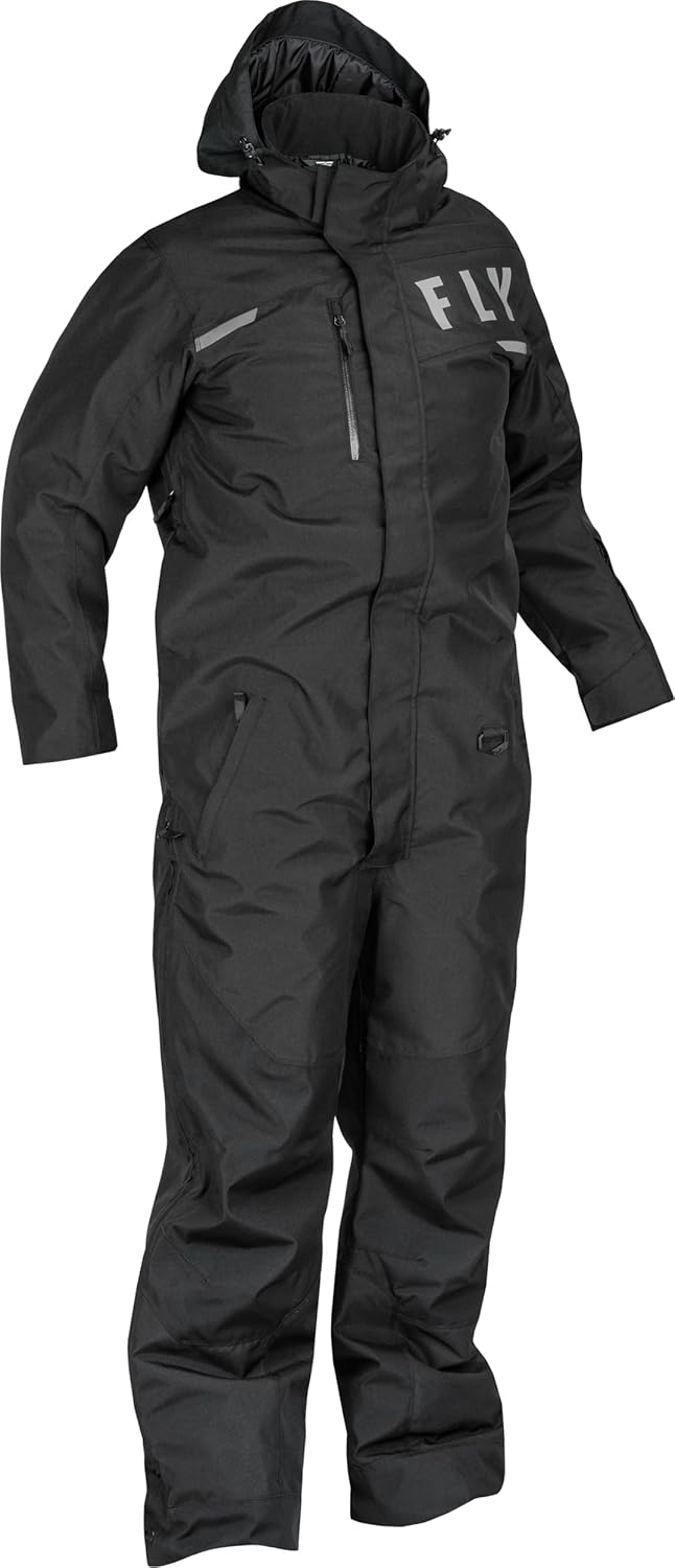 Fly Racing Venture Snow Monosuit – Windproof & Water-Resistant, Thermal Insulation, Adjustable Suspenders, Standard Fit
