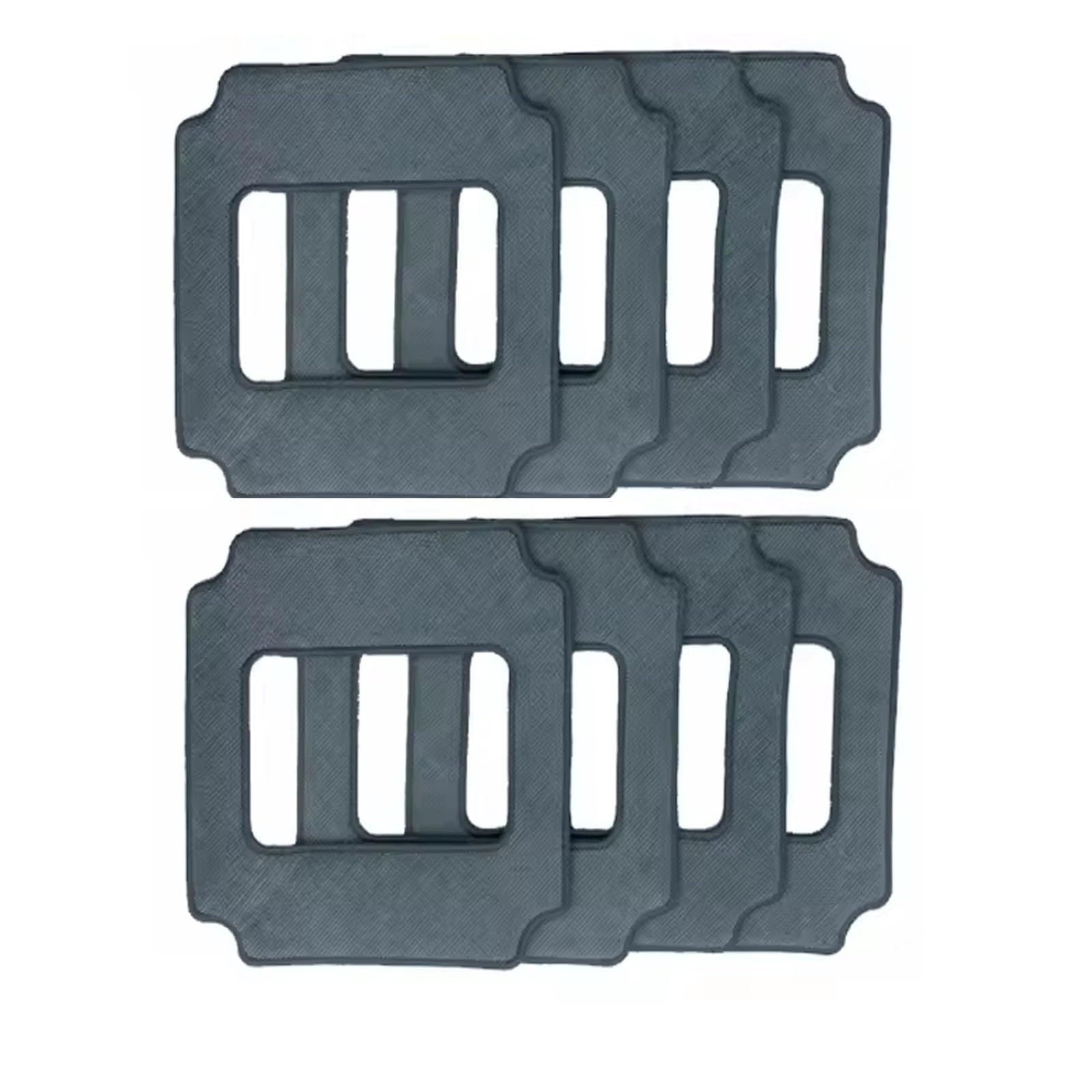Compatibile Con La Macchina QHC004/RL880/RL1188 Panno For La Pulizia Dei Vetri Panni In Microfibra Premium Anti-aloni Parti For Robot Lavavetri(8pcs grey mops)