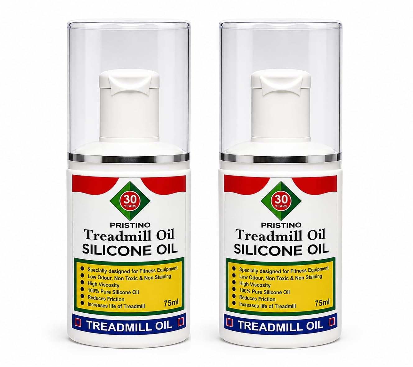 PRISTINO® Pure Silicone Treadmill Lubricant Oil for Belt/High Viscosity I Non Toxic Odor Free (150 ml)