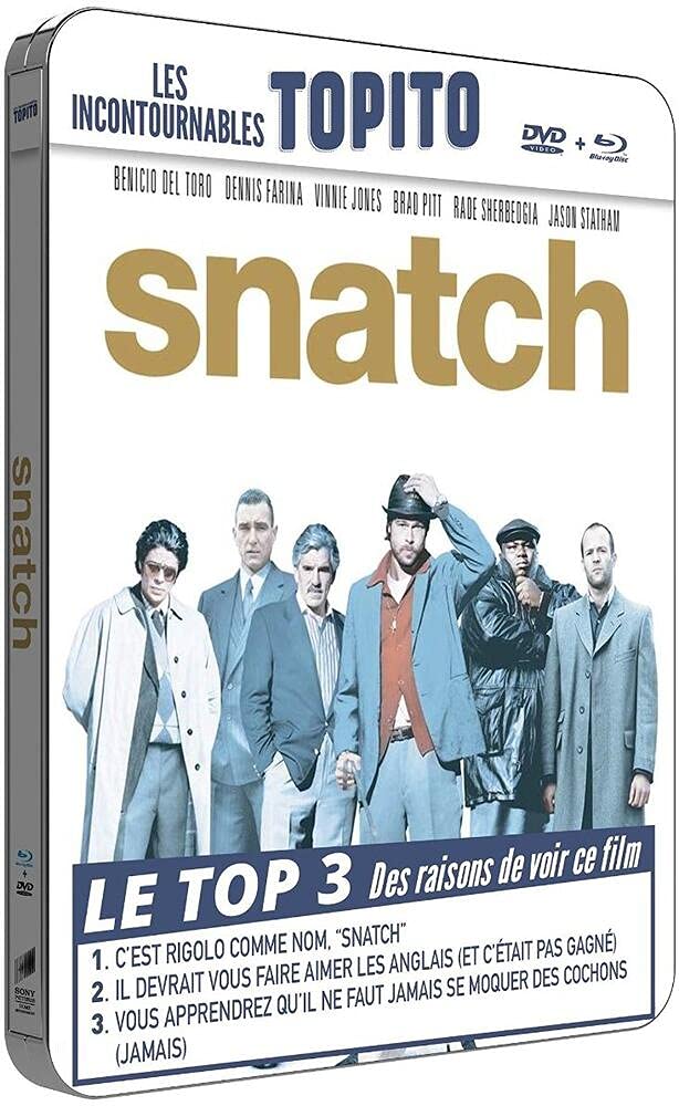 Snatch Tu braques ou tu raques [Francia] [Bluray] Amazon.es Benicio Del Toro, Dennis Farina