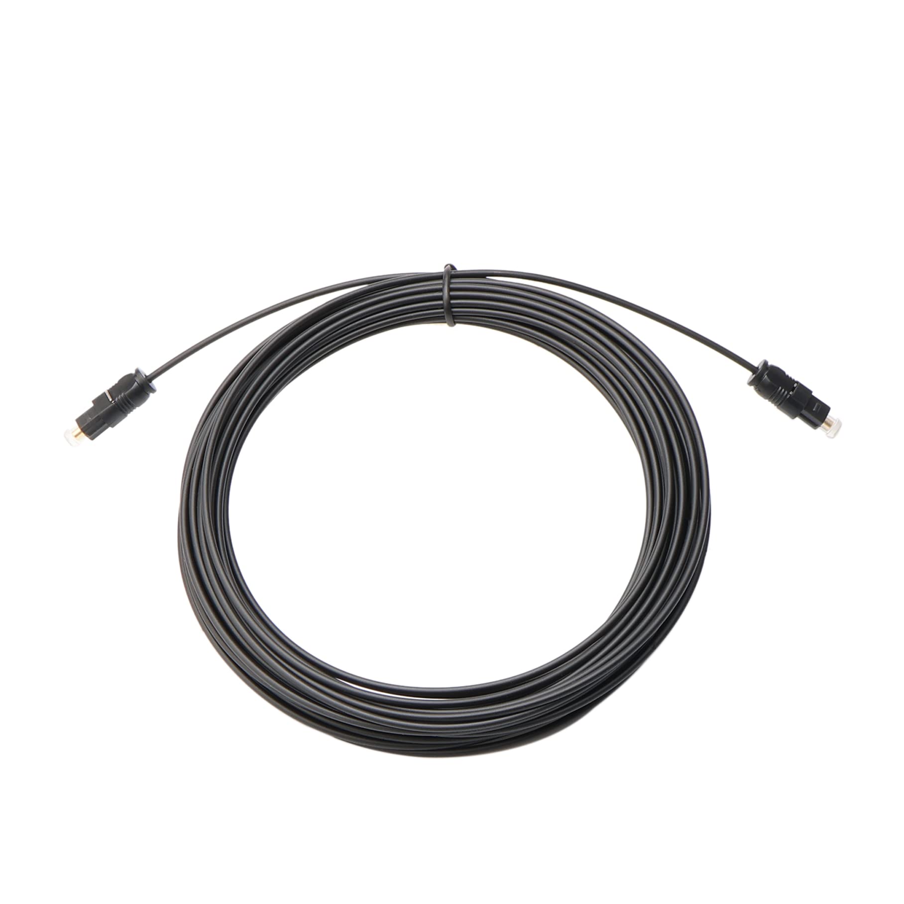 JIUWU10M Black Digital Fiber Optical Audio SPDIF TosLink Cable