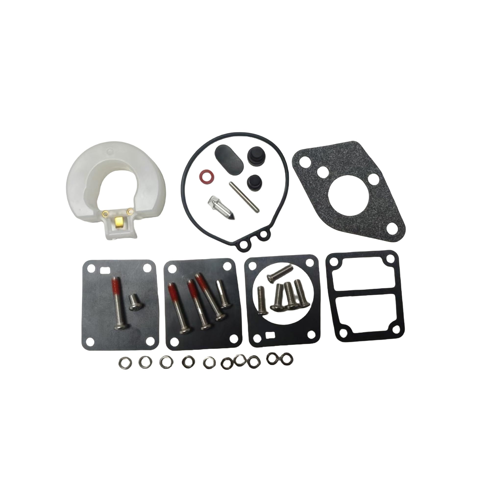 Carburetor Repair Kit Replacement For 1995 Yamaha 115 HP Outboard Engine Models C115TLRT, 115TJRT, C115TXRT