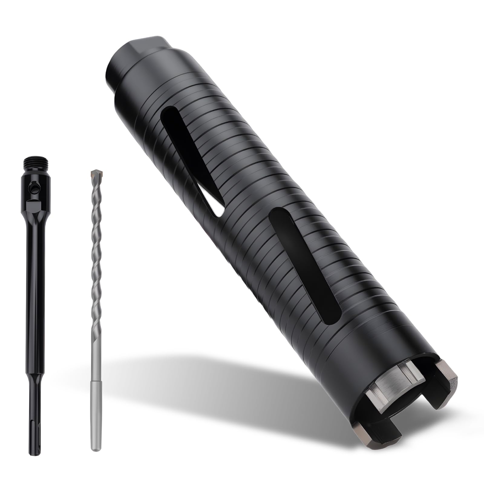MOXPIFY 42mm x 170mm Long Diamond Core Drill Bit Set with 240mm SDS Plus Shank. To Be Used In Concrete Masonry Brick Block Stone Granite.